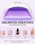 Melodysusie uv nail lamp, plus30t