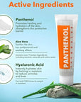 9% Intensive Panthenol Cream with Aloe Vera & Hyaluronic Acid | Deep Moisturizing, After Sun & Tattoo Care, Hair Transplant for All Skin Types, 3.4 Oz/ 100 ml