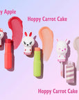 Lip Smacker Lippy Pals, Unicorn, Panda, Kitten, Lip balm for Kids - Foxy Apple, Hoppy Carrot Cake, Strawberry Llama