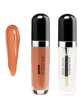Frilliance Lip Duo Moisturizing Natural Lip Gloss Crystal Clear, Neutral Bliss, Cruelty Free Hypoallergenic All Skin Types
