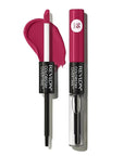 Revlon Liquid Lipstick with Clear Lip Gloss, ColorStay Overtime Lipcolor, Dual Ended with Vitamin E, 010 Non-Stop Cherry, 0.07 Fl Oz