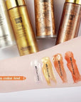 Shimmer Body Oil,Long Lasting Waterproof Face Brighten Glow Pearl White)