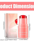Milk Cooling Water Jelly Tint, Jelly Blush Stick Makeup Jelly Tint, Milk Jelly Blush, Cruelty Free, Blush Stick for Cheeks and Lips