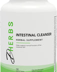 Intestinal Cleanser Digestion Supplement - Digestive System Cleanse Capsules Made with Pure Herbs - Colon Cleanse Supplement for Overall Gut Wellness by DHerbs - 100 Vegetarian Capsules