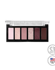Milani Gilded Mini Eyeshadow Palette with 6 Matte & Shimmer Hues - The Wine Down