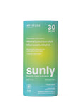 ATTITUDE Mineral Sunscreen Stick with Zinc Oxide, SPF 30, EWG Verified, Plastic-Free, Broad Spectrum UVA/UVB Protection, Dermatologically Tested, Vegan, Unscented, 2.1 Ounces