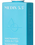 MEDIX Fragrance Free Niacinamide Face Moisturizer + Shea Butter Cream For Face & Body Lotion | Anti Aging Skin Care Firming Cream For Wrinkles, Dark Spots, Large Pores, 15 Fl Oz