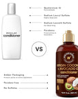 WOW Hair Conditioner - Coconut & Avocado Oil - Restore Dry, Damaged Hair - Increase Gloss - Reduce Split Ends, Frizz - Sulfate, Silicones, Paraben Free - All Hair Types, Adults & Children - 500 mL