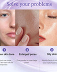 Lavender Matte Setting Powder, Oil Control Smooths Facial (Purple, 0.) 38oz