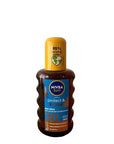 Nivea Sun Protect & Bronze Water Resistant Oil Spray SPF30, 200ml