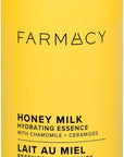 Farmacy Hydrating Essence - Hydrating Honey Milk Toner + Facial Essence to Soothe, Moisturize and Strengthen Skin Barrier - Preps Complexion for Skincare Products or Makeup Application (120ml)