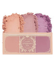 I'M MEME Blusher Palette - Afternoon Tea_Fruit FLavor | Soft Pink, Peach, Lavender, 3 Shades Palette, Matte Powder, Face & Cheeks, For All Skin Tones, Powdery Finish, Lightweight Formula, 0.4 Oz
