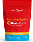 Brain Body Collagen Peptides Powder - Vital Protein & Collagen Supplement for Women & Men - Hydrolyzed Type I & III for Hair, Skin, Nails & Joint Health - 25 Servings - Creamy Vanilla Coconut - 875g