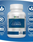 Well of Life: Colon Cleanse: Aloe Vera, Cascara Sagrada, Rhubarb Root, Bentonite. Helps in Digestion, Helps Relieves Constipation. 700mg | 60 Vegetarian Capsules. Vegan, Non-GMO. USA-Made.