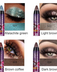 MEICOLY Neutral Brown Eyeshadow Stick, 12 Pcs Shimmer Metallic Purple Blue Eyeshadow Crayon, Eye Brightener Stick, Pro Waterproof & Long Lasting Shiny Bright Starter Rotating Eye Brightener Sticks