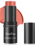 Cream Blush Stick,Blush Stick Long Lasting Non-greasy Multi Makeup Pen(06#)