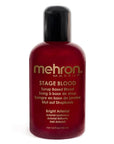 Mehron Makeup Stage Blood | Realistic For Halloween | Washable Fake Blood for Special FX, Stage & Screen, Halloween, & Cosplay (4.5 oz) (Bright Arterial)