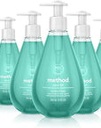 Method Gel Hand Soap, Waterfall, Biodegradable Formula, 12 Fl Oz (Pack of 6)