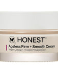 Honest Beauty Ageless Firm and Smooth Cream | Powered by Vegan Collagen and Elastin Polypeptides | Firmer, Smoother Looking Skin | Fragrance Free, EWG Verified, Vegan, Cruelty-Free | 1.7 fl oz