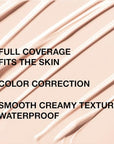 Kaely 2Pcs under Eye Concealer Full Coverage,Waterproof Concealer
