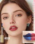 Lip Stain - Wipe-Off &Peel Off Lip Color | Waterproof, Long Lasting, Transfer-Resistant, Smudge-Proof Lip Tint | Easy Wipe Finish, High Pigment | All-Day Vibrant Kiss-Proof Lip Stain, 01#+09#