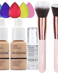 2 Pack PHOERA Foundation Buff Beige 104 and