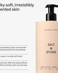 Salt & Stone Body Lotion for Women & Men | Hydrates, Nourishes & Softens Skin | Restores Dry Skin | Fast-Absorbing | Cruelty-Free & Vegan (Saffron & Cedar - 15.2 fl oz)