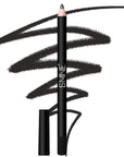 ISMINE One Black Lip Liner, Professional Matte Lip Pencil Waterproof Long Lasting Smooth Natural Lip Liner (#12)