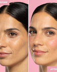 MCoBeauty Baby Face Multi-Use Cream Stick, Lou Lou Deeper Rose Tone Shade, Silky Smooth, Buildable Blush for Eyes, Lips & Cheeks, Vegan, Cruelty Free Cosmetics