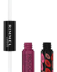 Rimmel London Provocalips 16hr Kiss-Proof Lip Color - Two-Step Liquid Lipstick to Lock in Color and Shine - 230 Kiss Fatal, .14 fl.oz.