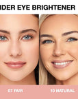 evpct 2Pcs under Eye Brightener, Nourishing Luminous under & 10#