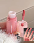 4Pcs Hydrating Lip Gloss Set,Non-Stick Cup,Glossy Finish,Highly-Pigmented Korean Lip Glaze,Plumping Lipgloss,Moisturizing Water Mirror Liquid Lipstick,Long-lasting Natural Makeup