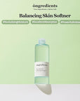 ONGREDIENTS Balancing Skin Softener | Trouble Care Facial Toner | Panthenol, Hyaluronic Acid, Heartleaf, Hydrating Balance Care for Dry, Sensitive Skin | Vegan, Korean Skin Care 250ml / 8.45 fl Oz