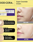 HOLIKA HOLIKA Good Cera Super Ceramide Cream | Soothing Facial Cream & Skin Moisturizer | Ceramide Cream Korean Moisturizer for Face | Deeply Nourishing Face Cream for Dry Skin 2.02 fl oz