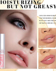 AKARY Hydrating Lip Glow Oil with Big Brush Lip