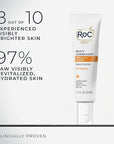 RoC Multi Correxion Revive + Glow Vitamin C Broad Spectrum SPF 30 Moisturizer (1.7 oz) with Retinol Eye Cream Packette