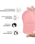 Tangle Teezer Original Detangler Brush, Dry & Wet Hair Brush for Thick & Curly Hair Types, Pink Punch