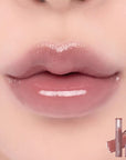 rom&nd GLASTING COLOR GLOSS 05 DIM MAUVE - K-Beauty Plumping & Moisturizing Lip Gloss | Non-Sticky, Long-Lasting Shine for a Natural, Healthy Glow