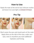 BIODANCE Bio-Collagen Real Deep Mask, Hydrating Overnight Hydrogel Mask, Pore Minimizing, Elasticity Improvement, 34g x4ea