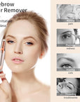 Eyebrow Trimmer for Women Rechargeable: Women Eyebrow Hair Remover with LED Light,Safe Painless Eyebrow Epilator Pen,Lady Eyebrow Shaper Electric Eyebrow Shaver Razor