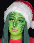 CCbeauty Light Green Face Paint Stick, Face Painting Kit, Lime Green Cream SFX Makeup Foundation, Professional Body Paint for St. Patrick's Day, Halloween Costume Party, Gamora, Shrek, Grinch Makeup