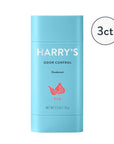 Harry's Aluminum Free Deodorant for Men - Odor Control, Fig Scent, 2.5 Oz, 3-Pack, Men Deodorant Aluminum Free