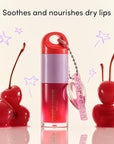 Evereden Kids Tinted Lip Gloss: Sheer Red - Non Toxic, Vegan Clean Makeup for Kids - Soothing & Hydrating Lip Gloss with Cherry, Peach, & Cranberry Oils