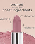 nude envie - Lipstick - Creamy & Long-Lasting Finish - Velvety Texture & Easy Application - Luxury Hydration - With Shea Butter, Vitamin E & Jojoba Oil - Vegan, Paraben-Free & Cruelty-Free - Cool