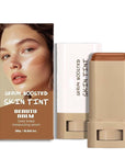 2 Pcs Foundation Stick Beauty Balm Serum Boosted Skin Tint Solid Tinted Moisturizing Serum Contour Stick Foundation for Women Natural Finish Makeup(3, 3)