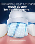 Oral-B iO Series Gentle Care Electric Toothbrush Replacement Brush Heads for an Oral-B Electric Toothbrush, 4 Count, White