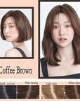 Hair Dye Shampoo Dark Brown Permanent YIZHONG Hair Color For 100% Gray Coverage Women Men Dark Easy Comb Dyeing (coffee)