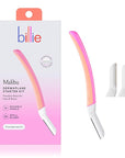 Billie - Dermaplane Starter Kit - Reusable Handle + 3 Refill Blades - Remove Facial Hair + Perfectly Shape Brows - Dermatologist-Approved - Malibu