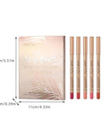 12PCS Matte Lip Liner Set,Waterproof Lipstick Liner Slim,High Pigmented Creamy Lipliners Pencil,Non-fading Long Lasting Lip Liner Pencil for Women