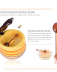 2Pcs Bee Lip Balm Honey Pot, Exfoliator